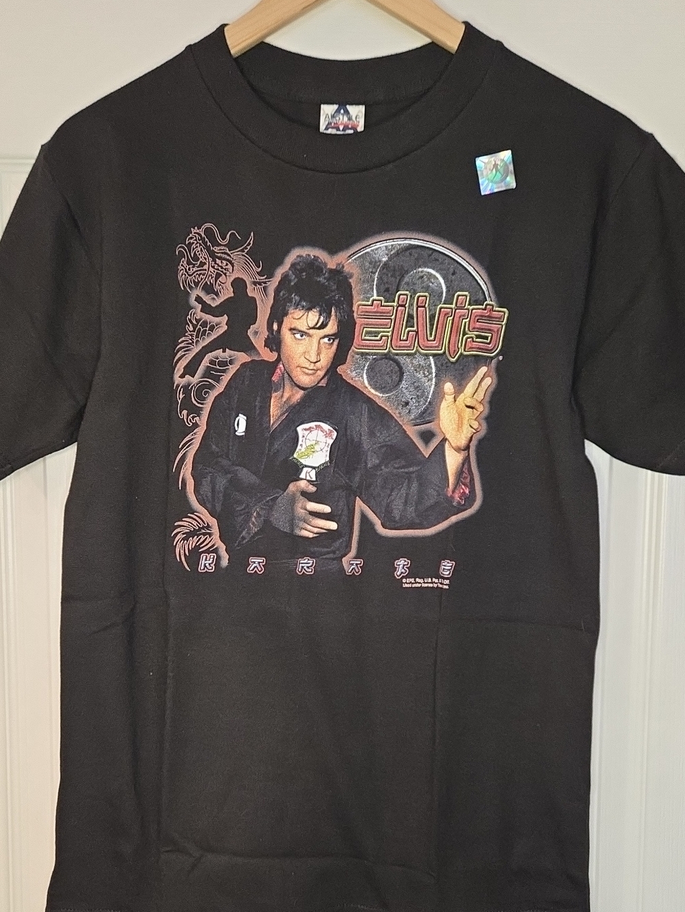 Elvis Presley In Karate Outfit - Black Shirt - S